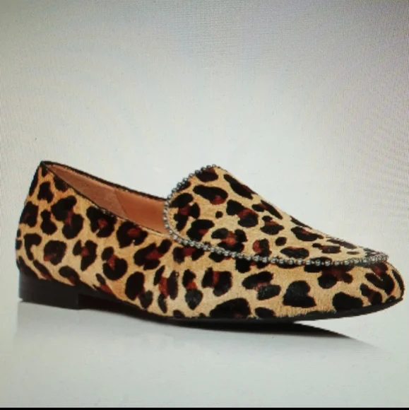 Coach Harper Calf Hair Studded Loafers - Picture 4 of 10